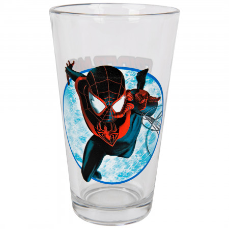 Marvel Comics Spider-Man Miles Morales Toon Tumblers Pint Glass